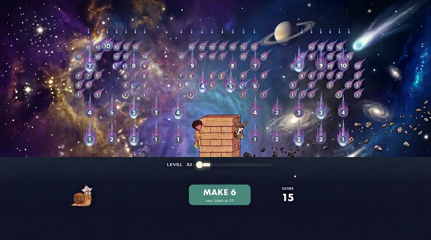 Meteor Invaders, level 32